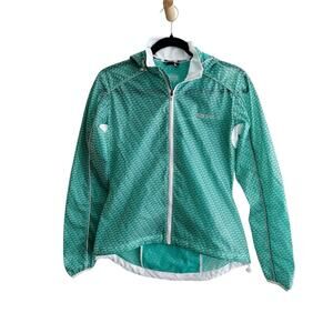 SUGOi Hydrolite Lightweight Water Resistant Running Cycling Jacket Teal XS
